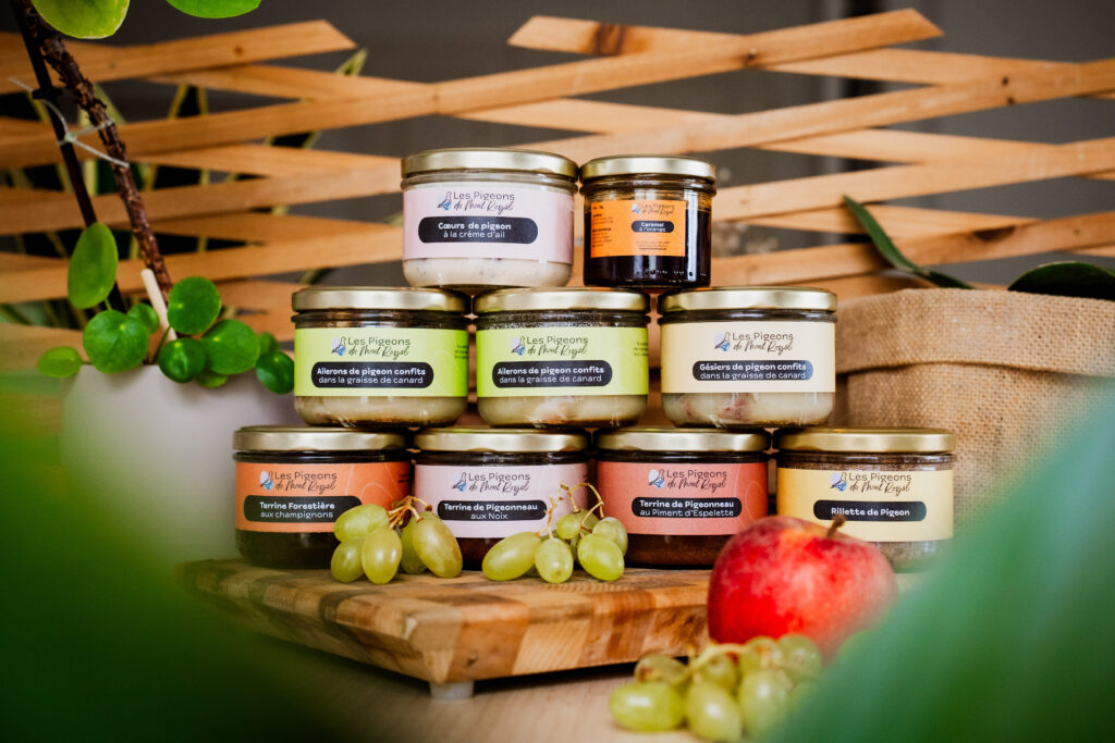 Coffret Spécial Apéritif, spécialités à base de pigeonneaux